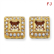 14k AA Diamond earring jacket