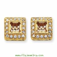 14k AA Diamond earring jacket