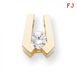 14k AA Diamond slide