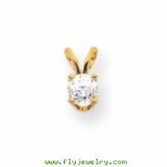 14k AAA Diamond pendant