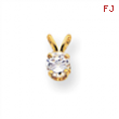 14k AAA Diamond pendant