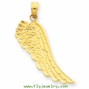 14K Angel Wing Pendant