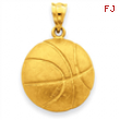 14k Basketball Charm