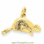 14k Beaver Charm