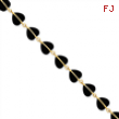 14k Black Onyx Bracelet