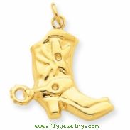 14k Boot Charm