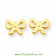 14k Bow Post Earrings