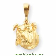 14k Bulldog Pendant