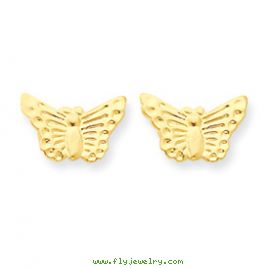 14k Butterfly Post Earrings