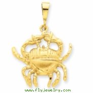 14k Cancer Zodiac Charm