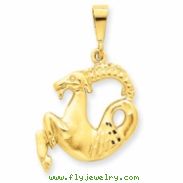 14k Capricorn Zodiac Charm