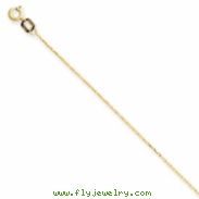 14K Carded Cable Rope Chain