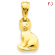 14k Cat Charm