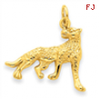 14k Cheetah Charm