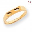 14k Childs Diamond-Cut Ring