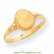 14k Childs Fancy Signet Ring