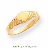 14k Child's Fancy Signet Ring