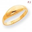 14k Childs Polished Dome Ring