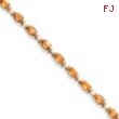 14k Citrine Diamond bracelet