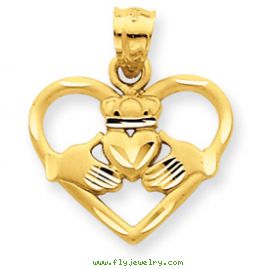 14k Claddagh Charm