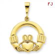 14k Claddagh Pendant