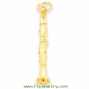 14k Clarinet Charm