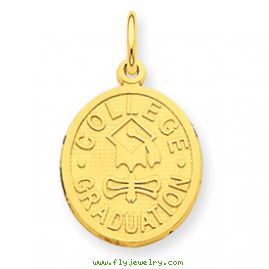 14k College Graduation Charm