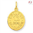 14k College Graduation Charm