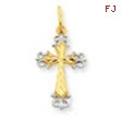 14k Cross Charm