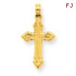 14K Cross Pendant