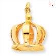 14k Crown Charm