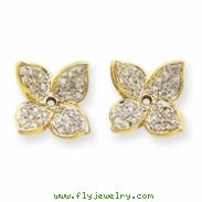 14K Diamond Earring Jacket