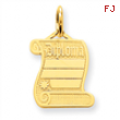 14k Diploma Charm