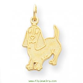 14k Dog Charm