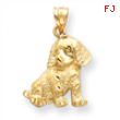 14k Dog Charm