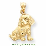 14k Dog Charm