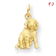 14k Dog Charm