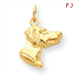 14k Dog Charm