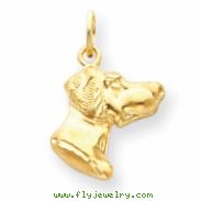 14k Dog Charm