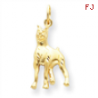 14k Dog Charm