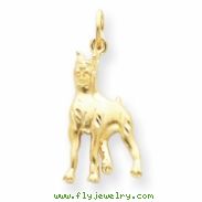 14k Dog Charm