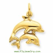 14k Dolphin Charm