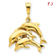 14k Dolphin Charm