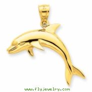 14k Dolphin Pendant