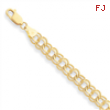 14k Double Link Charm Bracelet