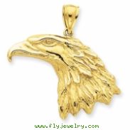 14k Eagle Head Pendant