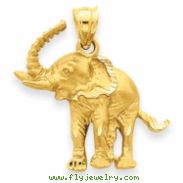 14k Elephant Pendant