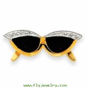 14k Enameled Sunglasses Pendant Slide