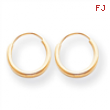 14k Endless Hoop Earrings