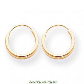 14k Endless Hoop Earrings